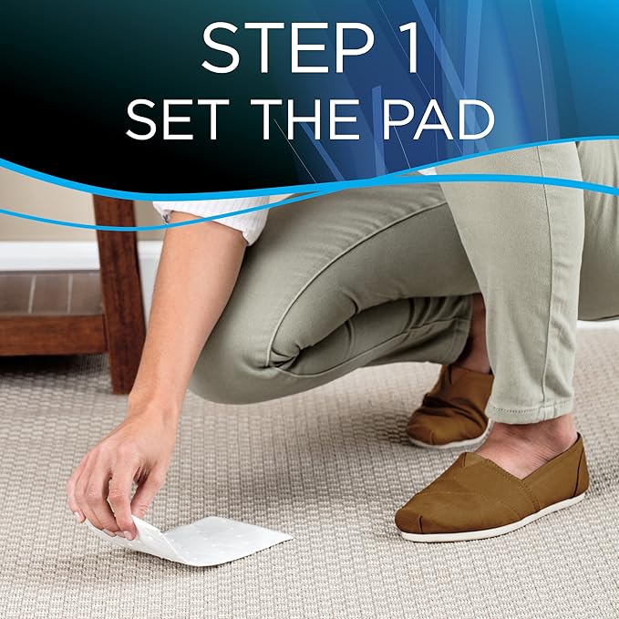 Bissell Stomp 'N Go Pet Lifting Pads + Oxy for Stain Removal on Carpet & Area Rug Cleaning, 20 Pack