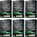 Treefrog Air Freshener, Bamboo Charcoal, New Car Scent 6-Pack, Captures, Eliminates Odors, Purifies and Freshens Air, Generously Large Size 200g