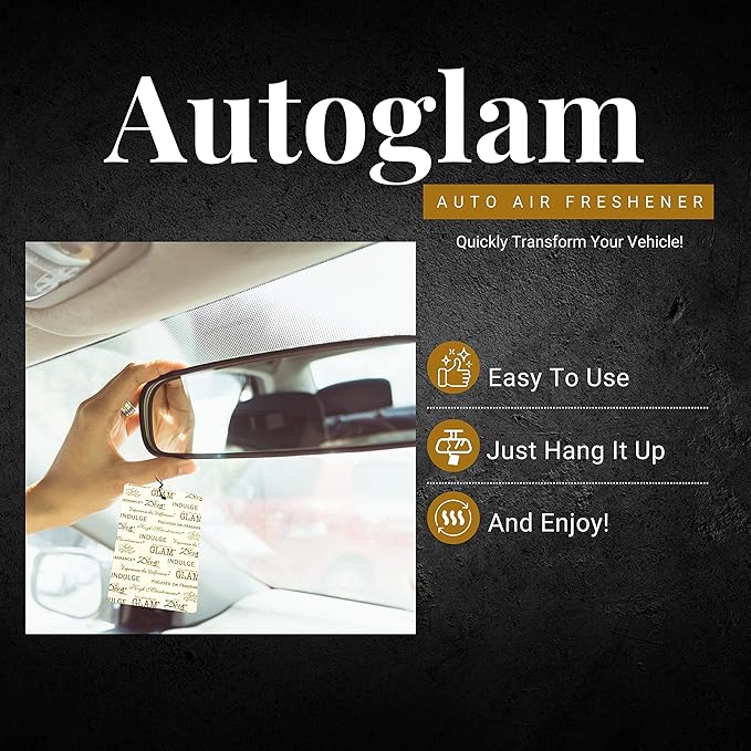 Worldwide Nutrition Tyler AutoGlam Car Air Fresheners - 3 Pack Bless Your Heart Scent - Multi Purpose Key Chain
