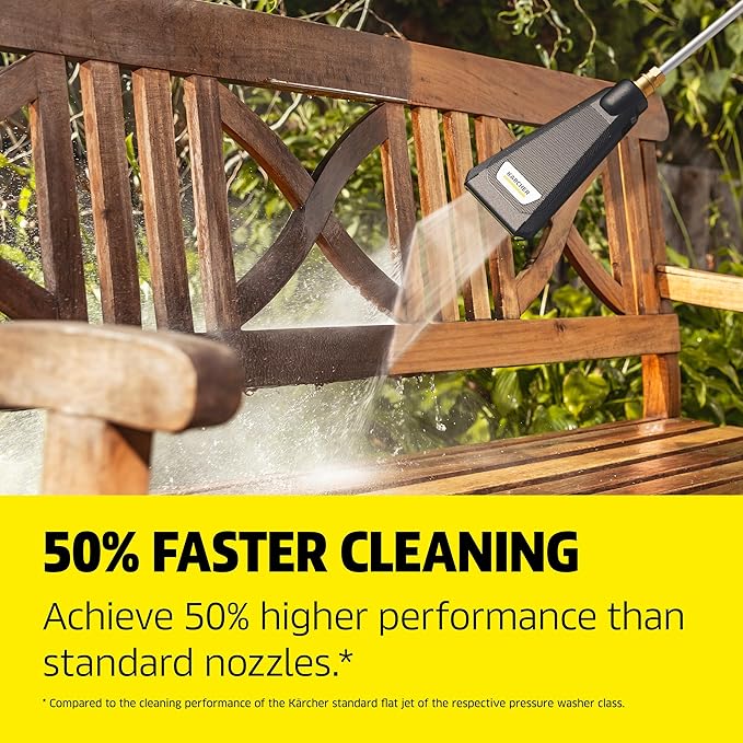 Kärcher eco!Booster Pressure Washer Nozzle - Universal 1/4" Quick Connect Nozzle for 50% More Cleaning Power on Cars, Fences, and Patio Furniture