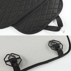 West Llama Linen Car Seat Covers,Bottom Seat Covers for Cars Include 1 Rear Bench Cover Universal Fits 90% Vehicles,SUVs,Cars,Sedans,Black