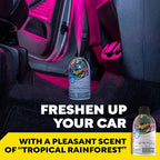 Meguiar's Car Air Refresher Odor Fighting Mist,Tropical Rainforest, Long-Lasting Car Freshener Fights Strong & Unwanted Smells Renewing Interiors with a Luxurious & Refreshing Scent, 2 oz Aerosol