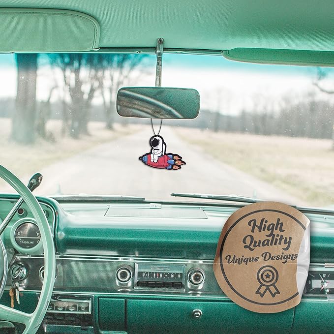 Astronaut Car Air Freshener 4 Pack Scented With Premium Oils By Fresh Fresheners