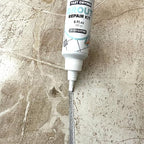 PentaUSA Tile Grout - Glitter Grout Tube, 6 Fl Oz Glitter Fast Drying Grout Paint, Shiny Grout Repair Kit - Renew Grout Lines in Bathroom, Kitchen, Countertops (180 ml, 6 Fl Oz) (Silver)
