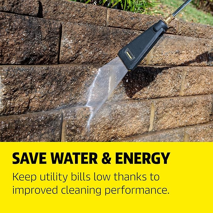 Kärcher eco!Booster Pressure Washer Nozzle - Universal 1/4" Quick Connect Nozzle for 50% More Cleaning Power on Cars, Fences, and Patio Furniture