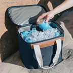 CleverMade Collapsible Insulated Cooler Bag – Leakproof Soft Cooler for Beach, Travel, Car – Bottle Opener
