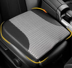 Car Seat Cushion, Comfortable Memory Foam Seat Pillow for Driving, Sciatica-Back Pain Relief, Cushion for Car-Truck, Office, Wheelchair - Black&Gray