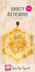 Sorority Shop - Kappa Alpha Theta - Mandala Air Freshener - 2/Pack