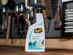 Meguiar's Carpet and Cloth Re-Fresher Odor Eliminator Spray, Car Air Freshener, Fights Odors and Freshens Fabrics in your Car, Easy to Use Trigger Spray, 24 Oz