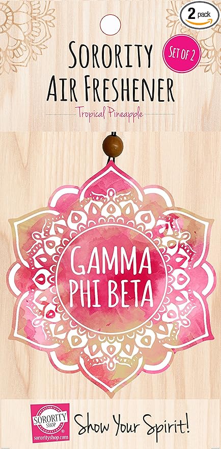 Gamma Phi Beta - Mandala Air Freshener - 2/Pack