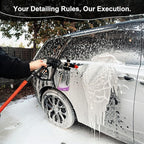 Foam Cannon Wide Mouth for Pressure Washer, Thick Snow Foam Lance for Car Wash, Adjustable Soap Cannon with 1/4 Inch Quick Connector, Additional 1.1mm Orifice Nozzle