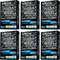 Treefrog Xtreme Fresh Box Charcoal Black Squash Scent 6-Pack Car Air Freshener, Captures, Eliminates Odors, Purifies and Freshens Air, Black, Bamboo Charcoal, 200g.
