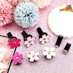 Frienda 6 Pcs Daisy Flower Air Vent Clip Accessories Air Conditioning Outlet Clip Car Air Freshener Dashboard Accessories Charm Car Inter Decor(3 cm, 3.3 cm,Red, Pink, White)
