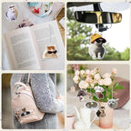 Funny Meme Cat Car Air Freshener - 16Pcs Cute Cat Freshener Hanging Ornaments for Women Men, Double Sided Printing Long-Lasting Scent Fragrant Pendant Gift for Car Accessories Decoration Home