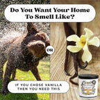 Pet-Pourri Canine Coconut Dog Deodorizer Candle – Puppy & Dog Safe – Plant Based Ingredients & Wax – Vet Approved – Aromatherapy & Air Freshener for Pet Odor – Scented with Bamboo, Jasmine & Pear