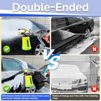 M MINGLE Foam Cannon for Pressure Washer with Dual Connector Accessory, Power Washer Soap Cannon with Double Tip Attachment, 5 Pressure Washer Sprayer Nozzles, 1/4" Quick Connect