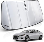 MZS Windshield Sun Shade Compatible with Altima 2019-2026, Foldable Car Front Window Sunshade with Storage Pouch, Sedan Sun Visor Shield Accessories for Interior Protector