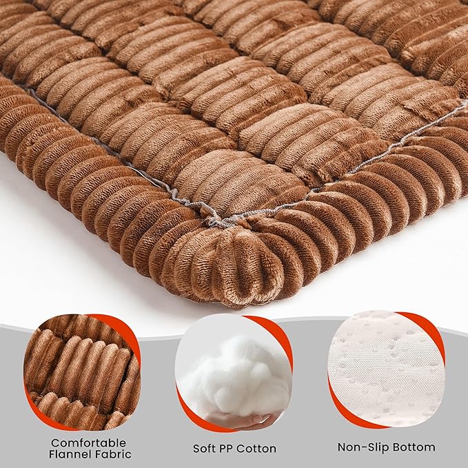 Backseat Dog Bed Mat for Car, Non-Slip Dog Bed for Car Back Seat, Soft & Cozy Dogs Blanket, Washable Travel Pet Mat Seat Protector for Cars, SUVs, Trucks