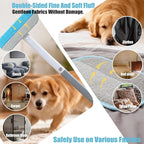 Magic pet Hair Remover Set for Dogs & Cats, Includes 4-in-1 Extended Handle Hair Brush, Hair Glove & Free Metal Storage Hook, Works Great on couches, Carpets, Furniture, car Seats and Hard Surfaces.