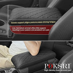 Corolla Center Console Cover/Pad Fit 2020-2023 2024 2025 2026,Faux Leather Toyota Corolla Armrest mat,Posture Improving Support Cushion,Protector Console,Waterproof, Wear-Resistant