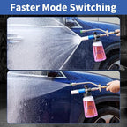 Foam Cannon for Pressure Washer with Dual Connector Accessory, FENG PAI Dual Lance Soap Cannon, Double Tip Soap Attachment for Foam Blaster, 1/4" Quick Connect, 3600 PSI