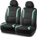 Skechers Memory Foam Car Seat Covers, Air Cool Mesh Thick Seat Covers,Car Seat Covers Front Seats Airbag Compatible, Automotive Comfort Protection for Most Cars,Van,Trucks, SUVs,Green
