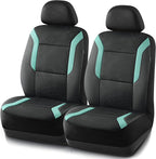 Skechers Memory Foam Car Seat Covers, Air Cool Mesh Thick Seat Covers,Car Seat Covers Front Seats Airbag Compatible, Automotive Comfort Protection for Most Cars,Van,Trucks, SUVs,Green