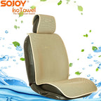 Sojoy IsoTowel Car Seat Cover, Microfiber Seat Protector with Quick-Dry Non-Slip Base,Car seat Protector for All Workouts, All-Weather Honeycomb Cloth (Tan)