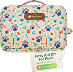 KeepGoing Dog First Aid Kit – Pet Emergency Kit for Dogs & Cats – Dog Travel Accessories for Car, Camping and Hiking