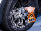 Meguiar's Hot Rims Black Wheel Cleaner, Deep Foaming Gel Specially Formulated to Effectively Clean Matte, Gloss, Satin, and Chrome Black Wheels, 24 Oz Spray Bottle