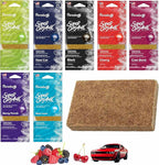 7 Pc Paradise Super Organic Air Freshener Block Stone Fragrance Assorted Scents