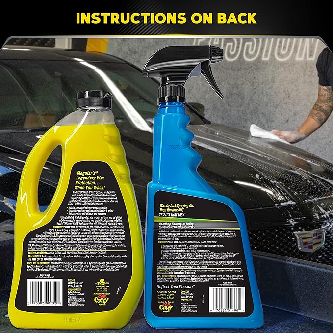 Meguiar's G55163 Premium Wash & Hybrid Ceramic Wax Kit