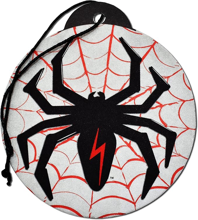 Elektroplate MetalHead Lightning Bolt Spider Automotive Air Fresheners for Vehicles | New Car Scent (6-Pack) | Made in the USA