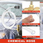 RIDGE WASHER Downstream Injector for Pressure Washer, Chemical Power Washer Injector kit, 10 Feet Soap Tubing with High Pressures Soap Injectors, 3/8’’ Quick Connect, 2-3 GPM