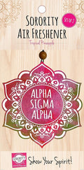 Alpha Sigma Alpha - Mandala Air Freshener - 2/Pack