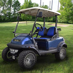 NOKINS Golf Cart Diamond Seat Covers Kit, Fit for Club Car Precedent OEM Standard Front Seat Cushion, Golf Cart Vinyl Seat Cover, No Nails Required