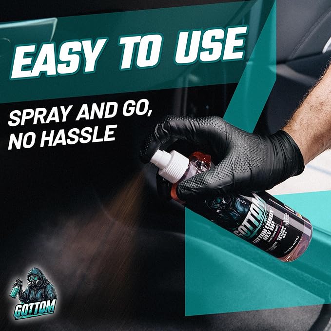Gottom Air Freshener Spray - Long Lasting Odor Eliminator - 16 oz (Cotton Candy Rev Up) - Car Scent, Auto Odor Remover, Fresh Fragrance, Air Freshener for Trucks, SUVs, RVs, New Car Smell