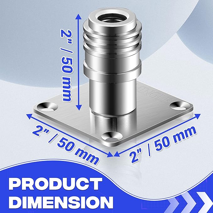 M MINGLE Automatic Foam Cannon Holder, Foam Cannon Wall Mount with 1/4" Quick Connect - 4 Pack