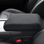 KMMOTORS Center Console Cover for Palisade 2023, 2024, 2025 – Thick Armrest Cushion Pad, Interior Accessories Protector, Funda de Consola para Palisade (Black, Facelift Design)