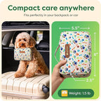 KeepGoing Dog First Aid Kit – Pet Emergency Kit for Dogs & Cats – Dog Travel Accessories for Car, Camping and Hiking