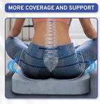 Seat Cushion Extra Large - Firm Memory Foam Chair Pad for Recliner, Wheelchair, Office Chair, Stadium, Bleacher, Car, Floor, Patio Furniture, Bariatric Overweight Users 19”x17”x3”
