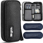 apollo walker Insulin Cooler Travel Case Diabetic Medication Cooler with Ice Packs and Insulation Liner insulin cooler travel case tsa approved