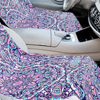 2 Pack Car Seat Towel Covers with Storage Bag 63 x 32 Inch Athletic Running Towel Seat Sweat Washable Non Slip Cover Gift for Car Outdoor Sport Activities (Retro Kaleidoscope)