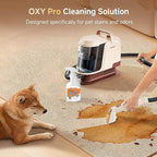 uwant Carpet Cleaner Machine 22Kpa Portable Carpet Cleaner for Pet, Upholstery Cleaner Machine with Oxy Solution Set of 1 for Spot, Cars,Rug,Furniture