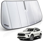 MZS Windshield Sun Shade Compatible with Escape 2020-2026, Foldable Truck Sun Shade Shield with Storage Pouch, Front Window Visor Sunshade Accessories for Interior Protector