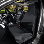 Magca Car Seat Cover Protector, Waterproof, Front Seat Cover for Universal Car Seat, Black, Pack of 1