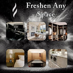 Premium Hanging Car Air Fresheners, Showroom-New Car Scent, 3-Pack, Long-Lasting & Odor Eliminating, Modern Design