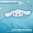 Sanrio Cinnamoroll Car Trunk Organizer and Storage Bin - Collapsible Simple Compartment Convenient Heavy Duty, Fold Up for Easy Storage Box, Automotive Seat Cargo Groceries Tools - 12.5L x 12.5W x 9H