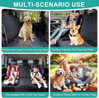 Bench Seat Covers for Trucks,Dog Car Seat Covers for Ford f150/Ram1500/Nissan Frontier/Toyota Tacoma/GMC Canyon,Nonslip Truck Seat Cover for Dogs (Brown)