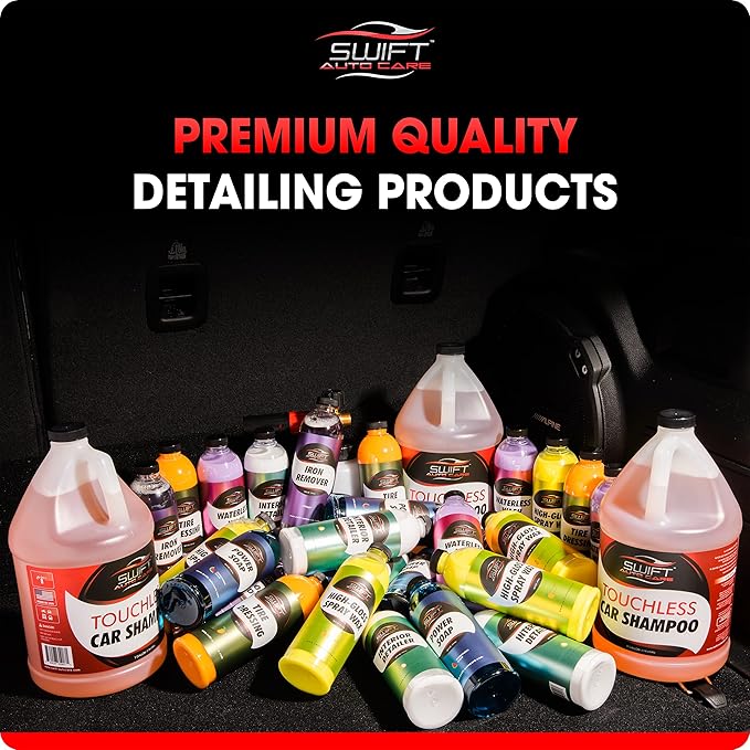 Swift Interior Detailer & Protectant Spray (16 Oz) – Car Interior Quick Cleaner with UV Blocking Protection | OEM Matte Finish, Anti-Static, Odor Neutralizing | For Leather, Vinyl, Plastics, & More!